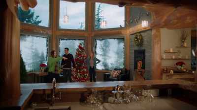 A couple tall tables
for drinks there. - Long Lost Christmas