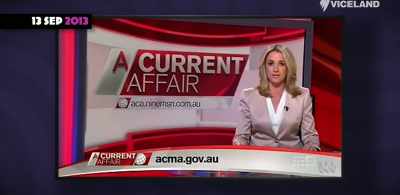 A Current Affair apologises for
any offence caused with the segment - The Back Side of Television