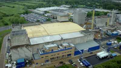 A cutting edge engineering workshop
in the middle of England - Europe From Above