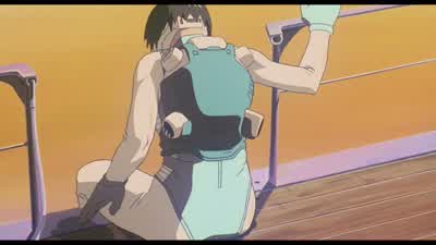 A cyborg who goes diving in her spare time. - Ghost in the Shell