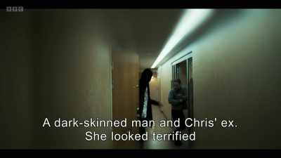 A dark-skinned man and Chris' ex. She looked terrified - Beck 50 - Deadlock