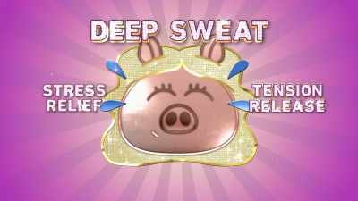 A deep sweat is good for stress relief,
and tension release. - Muppets Now