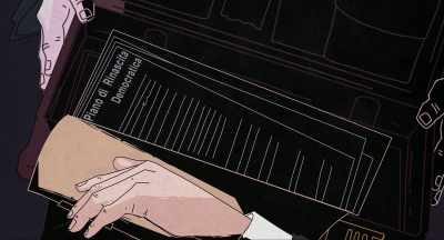 A document was found,
the name of which - Murder of God's Banker