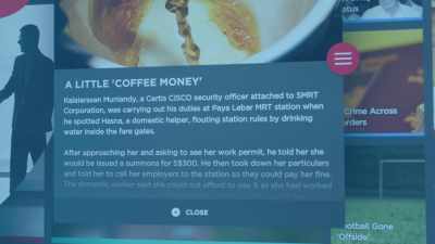 A domestic helper was
found flouting the rules, - This Giant Beast That is the Global Economy