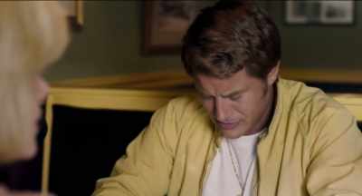 A double-decker cheesecake
with a chocolate fudge cookie, - Finding Steve McQueen