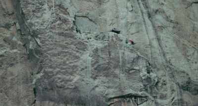 A Dude in a bunny suit. - Free Solo