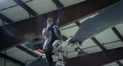A fan? You really think a
fan can stop these bullets? - New York Ninja