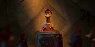 A farm? [clucks nervously] - Chicken Run: Dawn of the Nugget