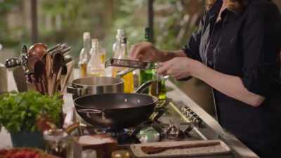 A fat clove of garlic first. - Nigella: At My Table
