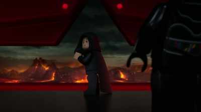 A fearless pilot arrives - Lego Star Wars Terrifying Tales