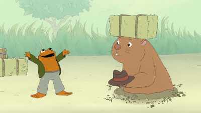 A festival hat.It needs to be bigger and shiny. - Frog and Toad