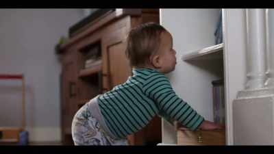 A few weeks ago, he just started crawling, - Babies