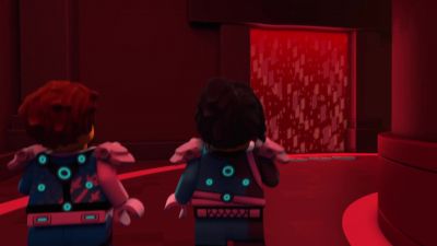 A fire wall. - Ninjago: Masters of Spinjitzu
