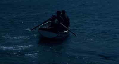 A fishing boat. - Sinbad and the Eye of the Tiger
