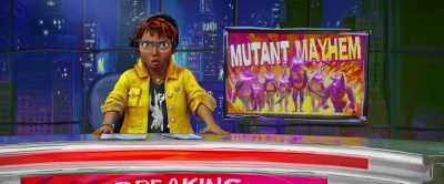 A fly monster is attacking the city,
but the turtle teens - Teenage Mutant Ninja Turtles: Mutant Mayhem