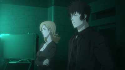 A flying corps drifting through
the stratosphere? - Psycho-Pass: Providence