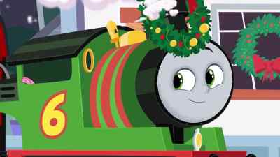 A four-burner Norge range, - Thomas & Friends: The Christmas Letter Express