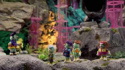 -A Fraggle like...
-Small rock, big rock. - Fraggle Rock: Back to the Rock