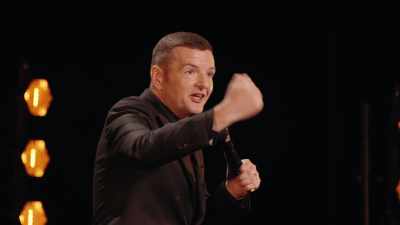 ...a full-on wanker sign,
going, "Wa-hey!" - Kevin Bridges: The Overdue Catch-Up