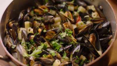 A generous
scattering of parsley. - Nigella: At My Table