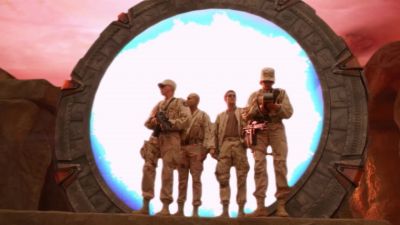 A geomagnetic storm is building up.
We shouldn't stay long. - Stargate SG-1