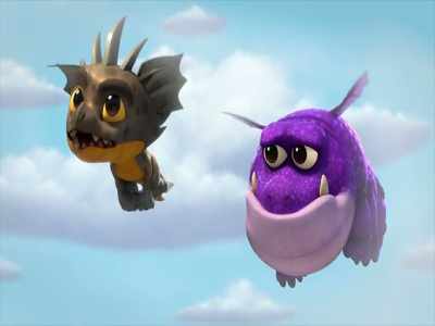 - A ghost? She thought we'd fall for that?
- Yeah. Who would believe that? - Dragons: Rescue Riders