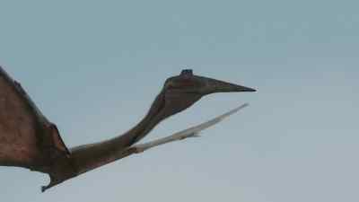 A giant pterosaur. Quetzalcoatlus. - Prehistoric Planet