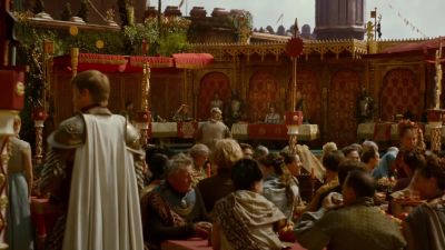 A gold dragon to
whoever knocks my fool's hat off. - Game of Thrones