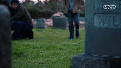 A grave, so I didn't think
nothing of it, - I Was a Teenage Felon