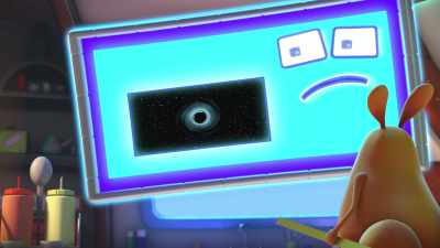 A gravitational behemoth - Ready, Jet, Go! Space Camp: The Movie