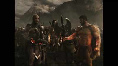 A great armada
appeared in the sky, - Zack Snyder's Justice League