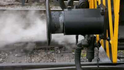 A great leap forward in
lighting it may have been, - Great Rail Restorations with Peter Snow