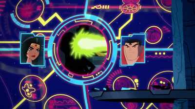 A group of unknown origin has
infiltrated the central core. - Justice League Action