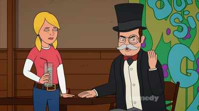 A guy who thinks
it's called "Valentimes Day." - Corner Gas Animated