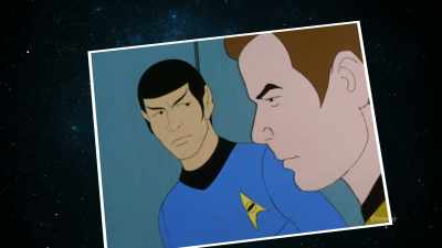 A half hour cartoon - The Center Seat: 55 Years of Star Trek