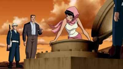 A hole in the ground - Justice League: The New Frontier