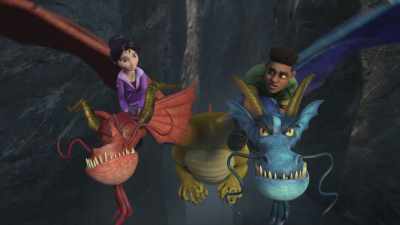 A huge, flying dragon! - Dragons: The Nine Realms