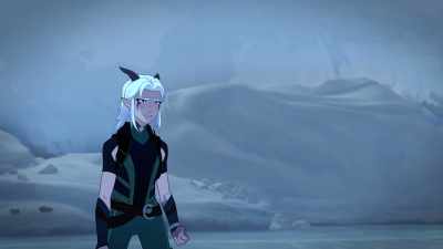 A human. I fought him off,
but it was hard. - The Dragon Prince