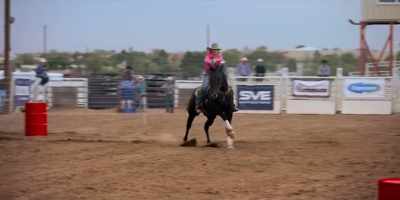 A hundred and five to the third. - Walk  Ride  Rodeo