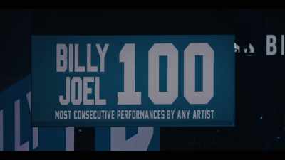 A hundred sellouts in a row. - Billy Joel: The 100th - Live at Madison Square Garden