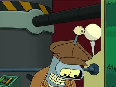 A hush comes over the crowd. - Futurama