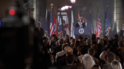 A Iist of three prosecutors
is given to a three-judge panel. - The West Wing