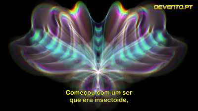 A început cu o ființă
insectoidă și când venea - The Cosmic Secret