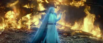 A Jedi's weapon deserves more respectMaster SkywalkerWhat are you doingI saw myself on the dark throneI won't let it happenI'm never leaving this place I'm doing what you didI was wrongIt was fear that kept me hereWhat are you most afraid ofMyselfBecause - Star Wars: Episode IX   The Rise of Skywalker