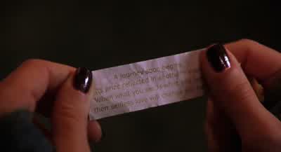 "A journey soon begins, its prize reflected in another's eyes. - Freaky Friday