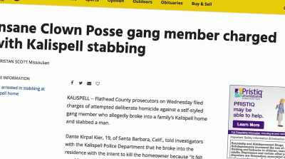 A Juggalo
is responsible for attacking - The United States of Insanity