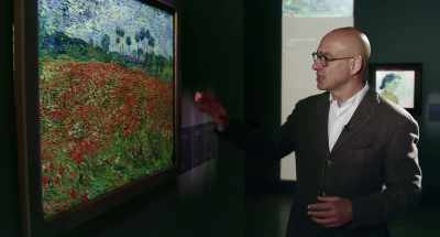 A kind of a long immersion in nature, - Van Gogh: Of Wheat Fields and Clouded Skies