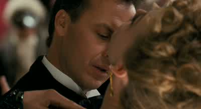 Sighs A kiss under the mistletoeYou knowmistletoe can be deadly if you eat itA kiss can be even deadlierif you mean itdramatic musicOh my GodDoes this mean we have to start fightingLet's go outside - Batman Returns