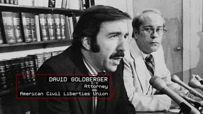 A lawyer named
David Goldberger, - Q: Into the Storm