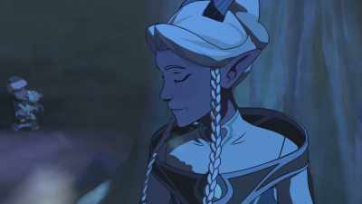 A leg that others would see and feel,
even though it wasn't real. - The Dragon Prince